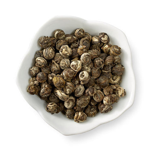 AWARD WINNING SUPERFINE JASMINE DOWNY DRAGON PEARLS GREEN TEA